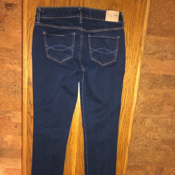 Abercrombie & Fitch, The A&F Skinny, Dark Wash Jeans - Picture 6 of 13